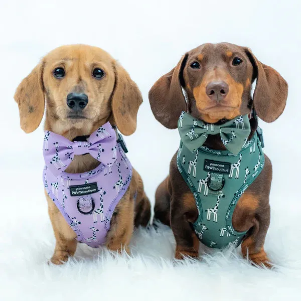 Pawsome Paws Boutique D-Ring Adjustable Dog Harness - Georgina The Giraffe