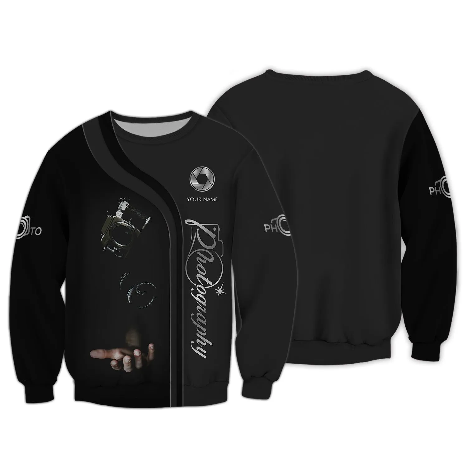 Photography Tee Shirt Custom Photographer Shirts Film Camera 3D Shirts