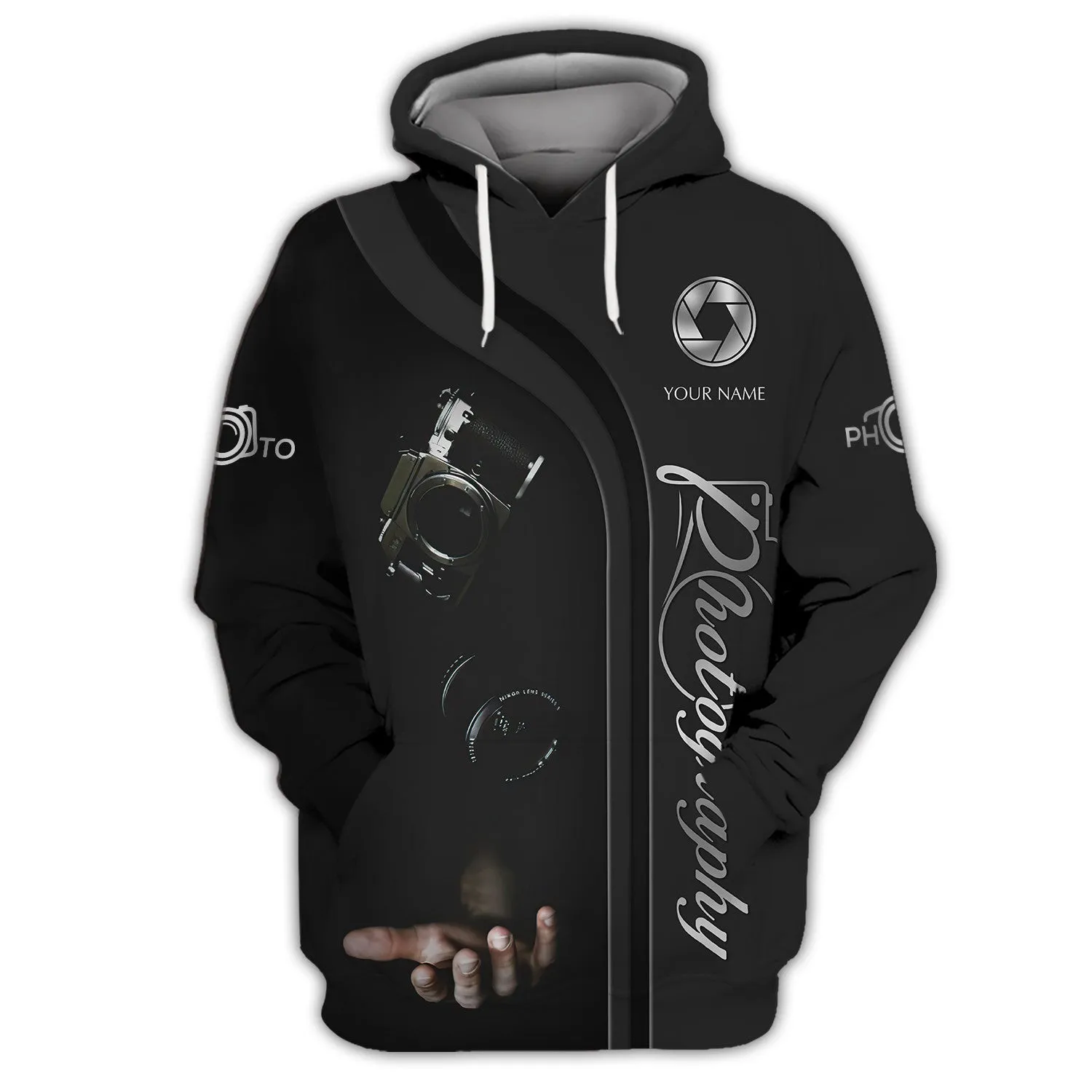 Photography Tee Shirt Custom Photographer Shirts Film Camera 3D Shirts
