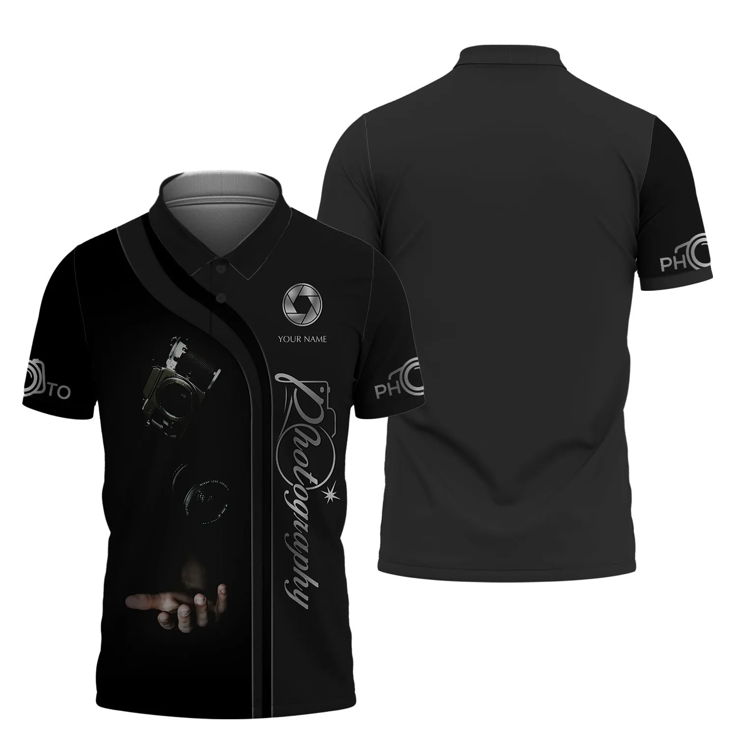 Photography Tee Shirt Custom Photographer Shirts Film Camera 3D Shirts