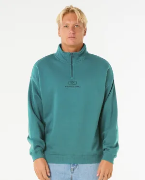 PILL ICON 1/4 ZIP CREW