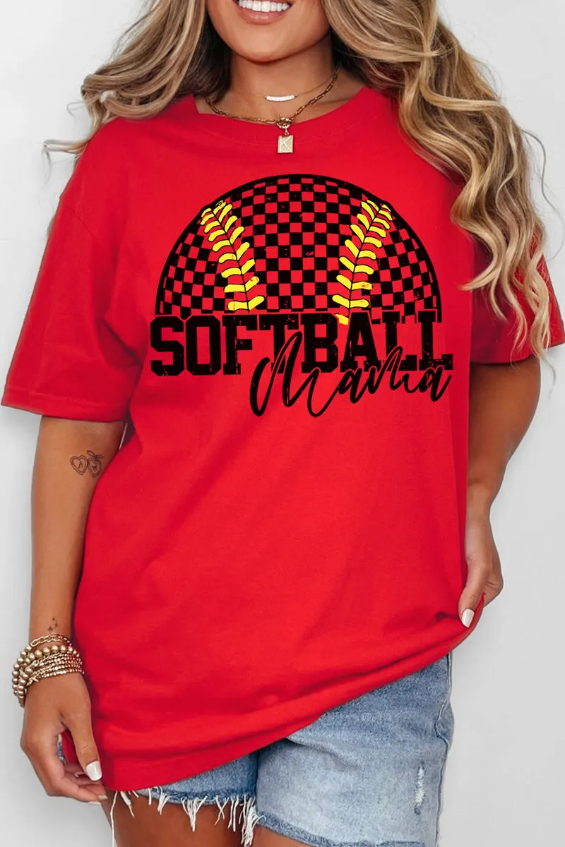 Pitch Perfect Softball Mom Comfort Colors Adult Ring-Spun Cotton Tee