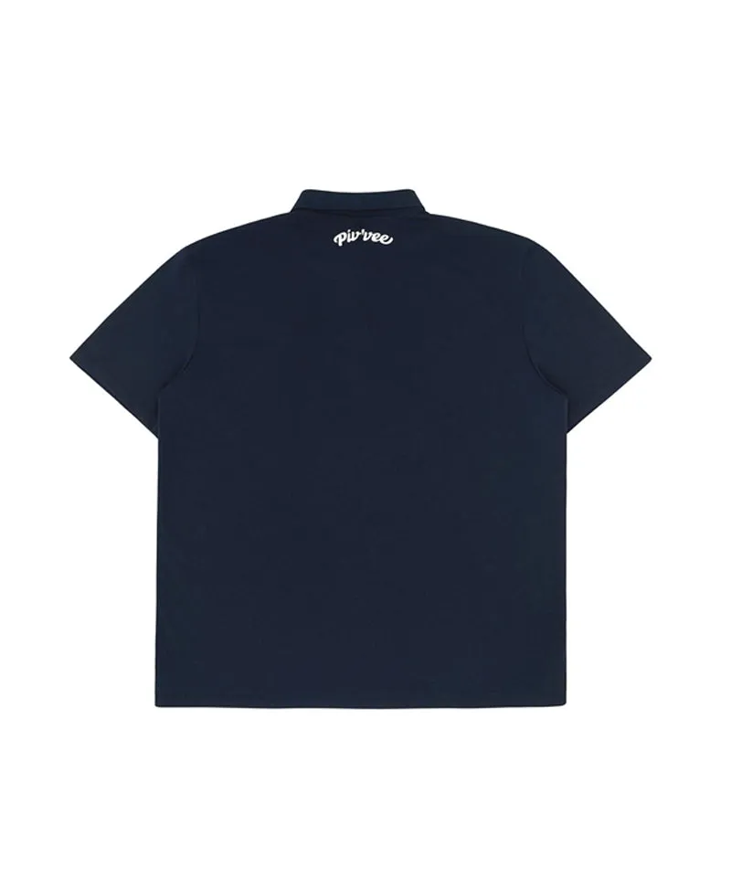 PIV'VEE Men's PK Shirt - Ocean Navy