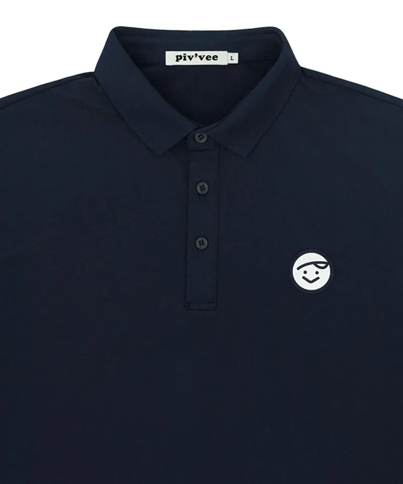 PIV'VEE Men's PK Shirt - Ocean Navy