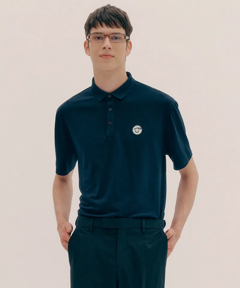 PIV'VEE Men's PK Shirt - Ocean Navy