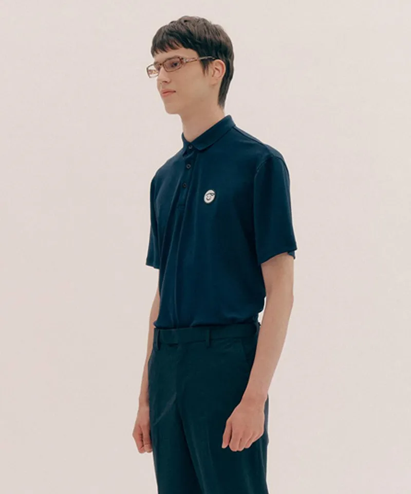PIV'VEE Men's PK Shirt - Ocean Navy