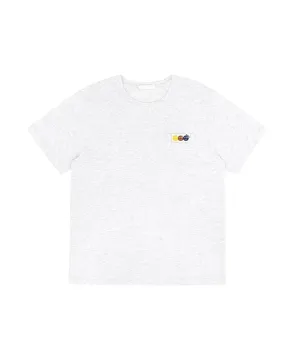 PIV'VEE Triplets Pocket T-shirt - Snow Grey