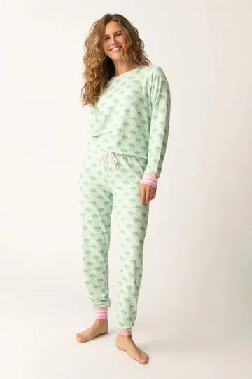 PJ Salvage Courtside Racket-Sun Banded Pant