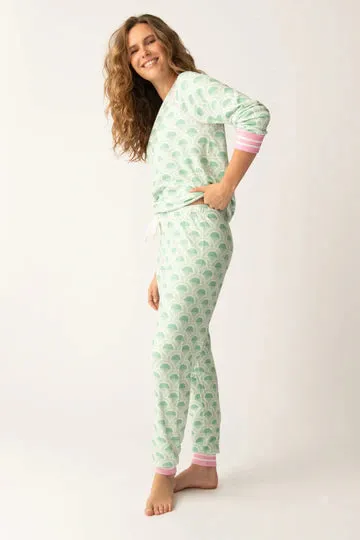 PJ Salvage Courtside Racket-Sun Banded Pant