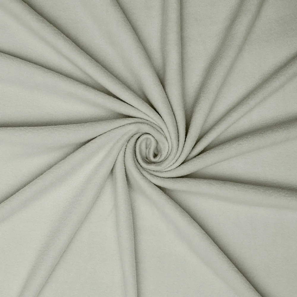 Plain Polar Fleece Silver Grey 140cm
