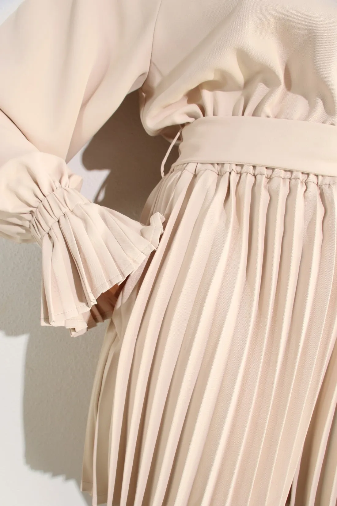 Pleat the Town Romper