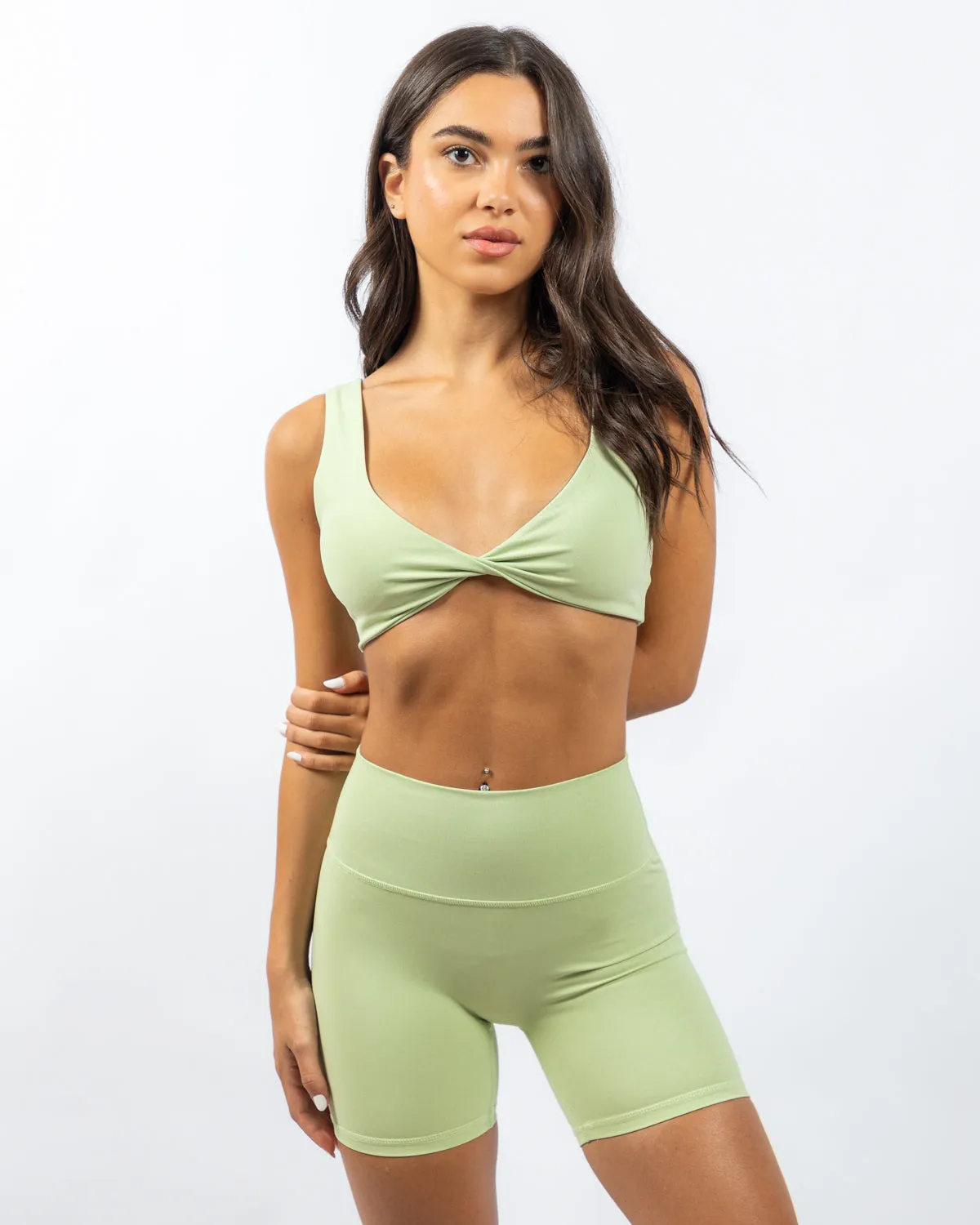 Power Cycling Shorts - Light Green