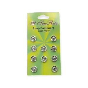 Press Studs Silver Size 2