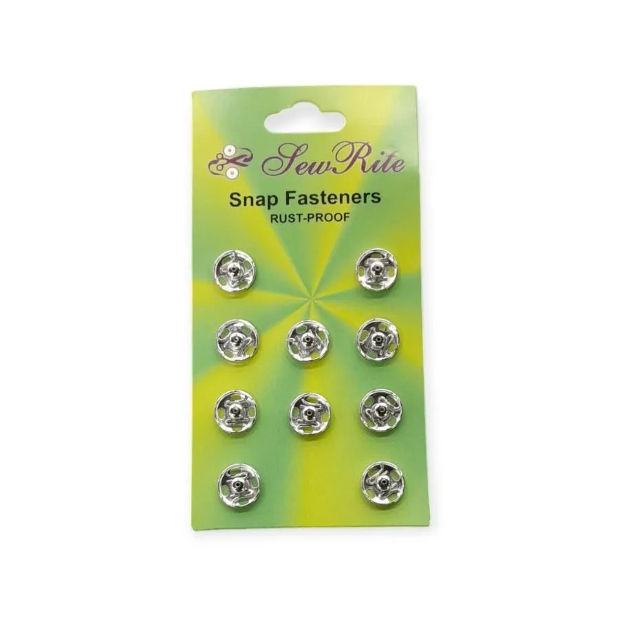 Press Studs Silver Size 2