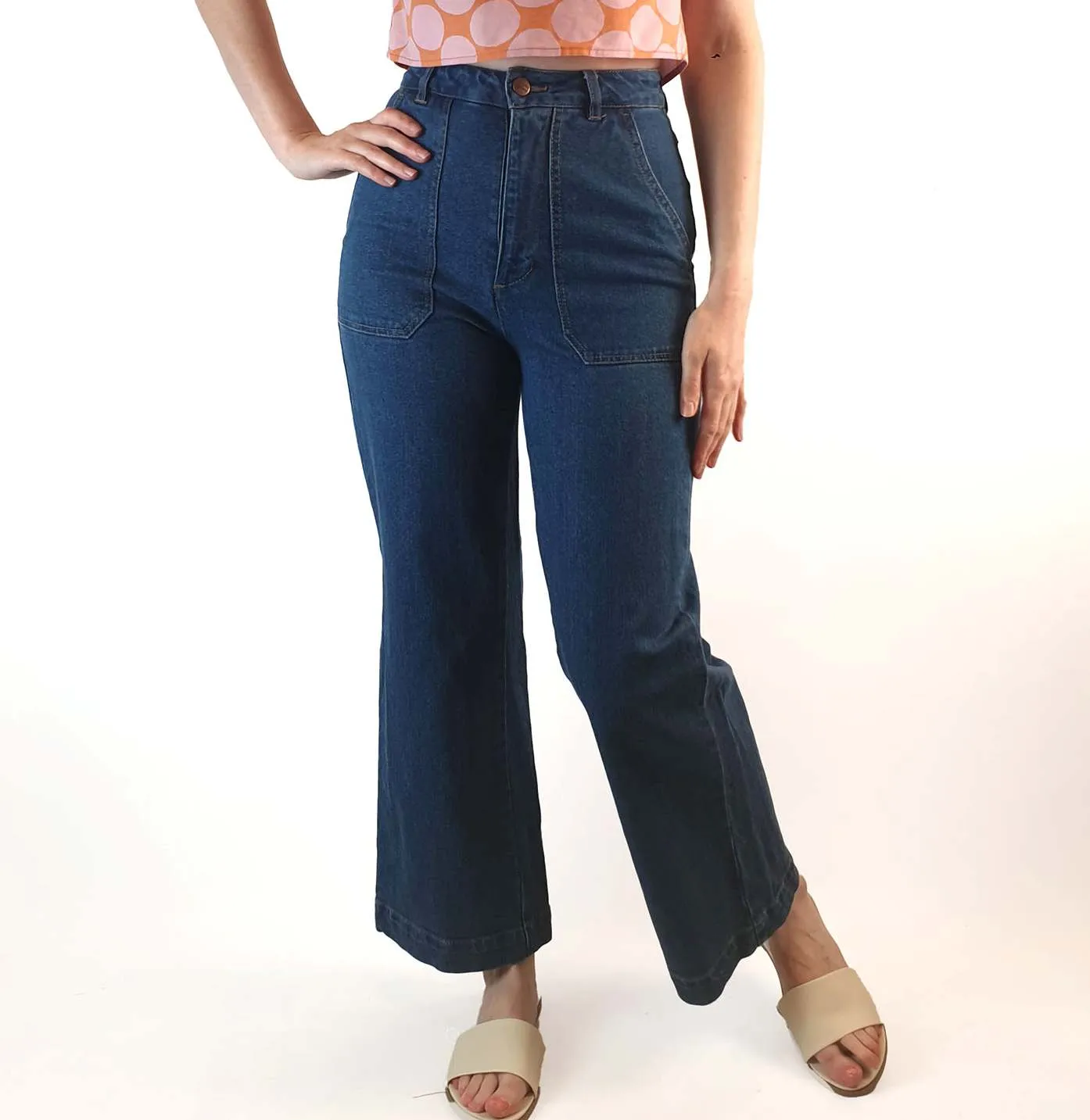 Princess Highway wide leg jeans size 6