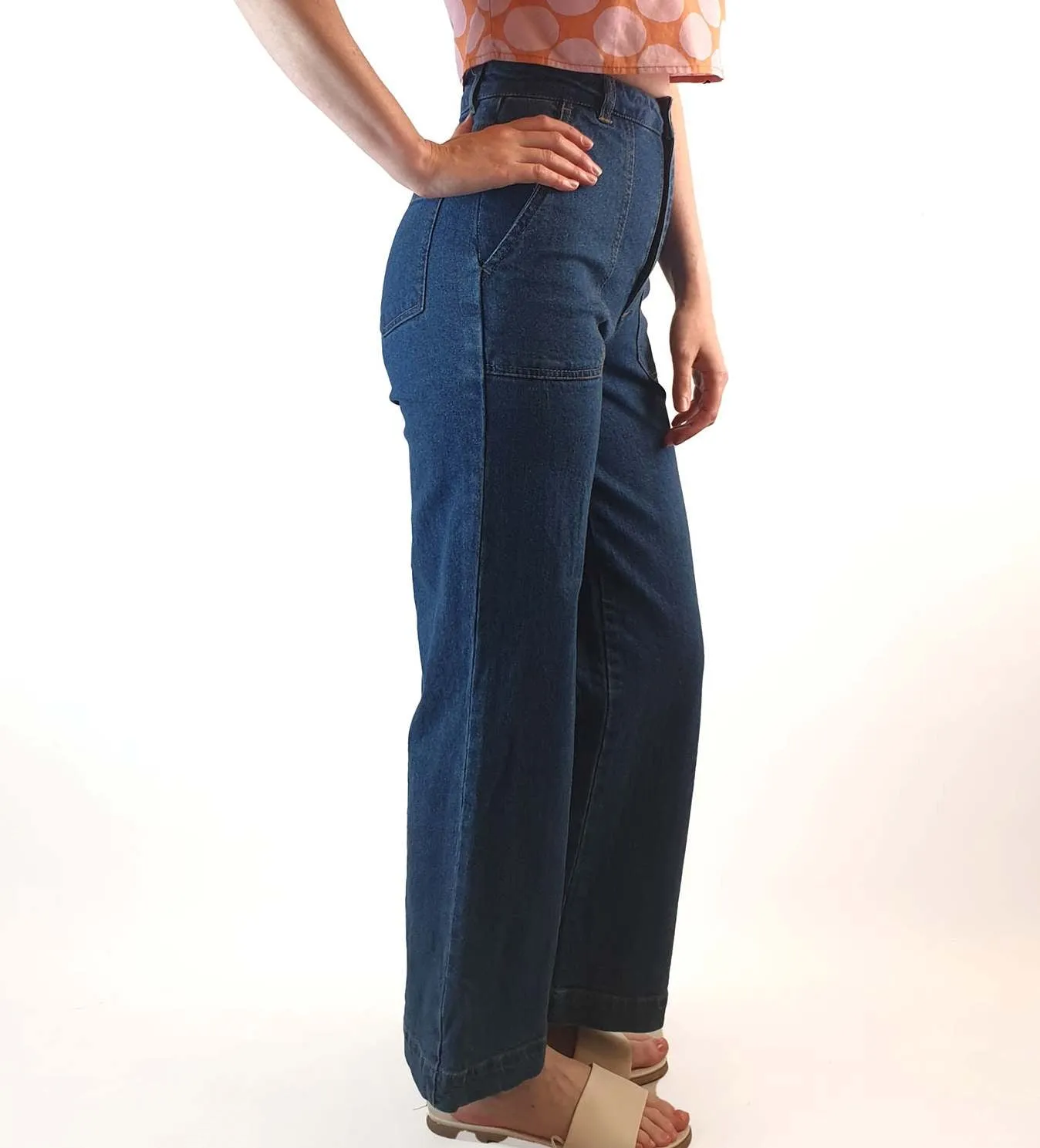 Princess Highway wide leg jeans size 6