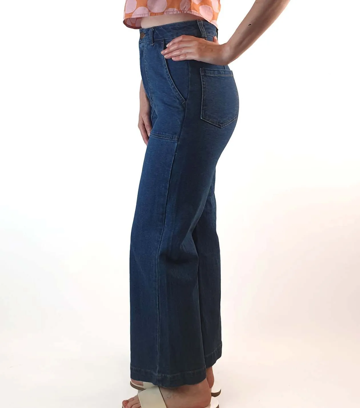 Princess Highway wide leg jeans size 6