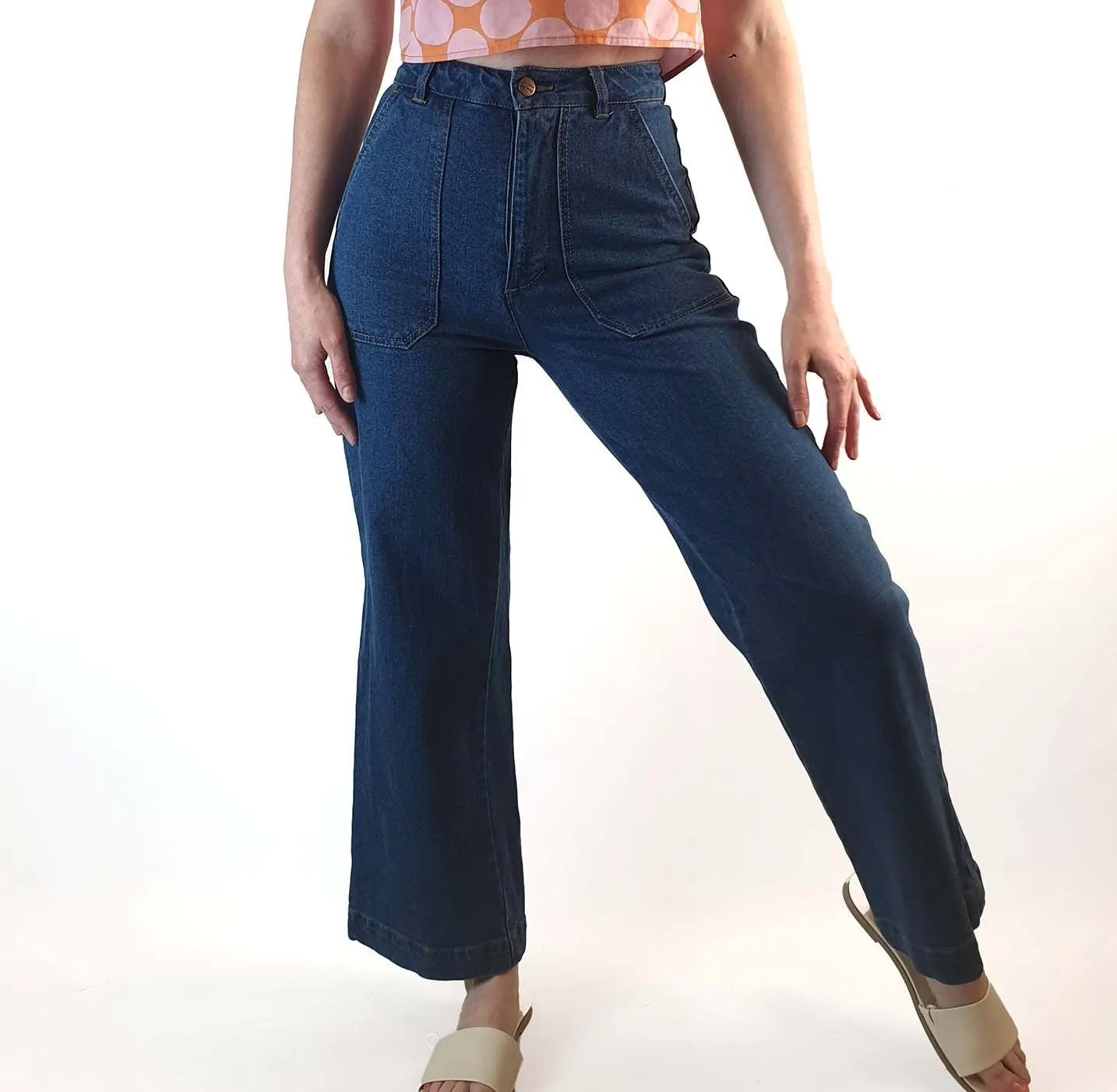 Princess Highway wide leg jeans size 6