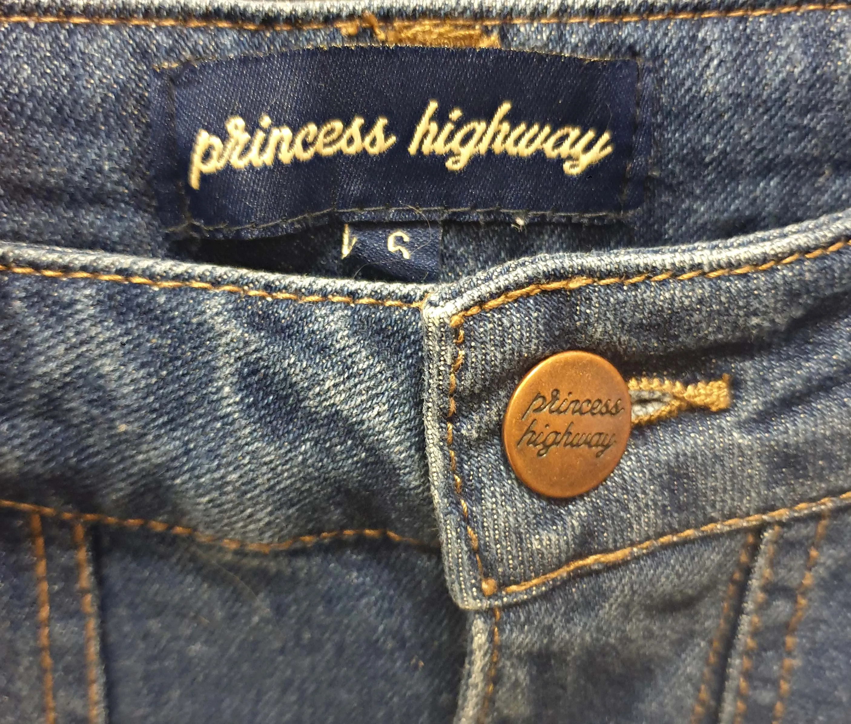 Princess Highway wide leg jeans size 6