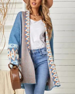 Printed relaxed jacket