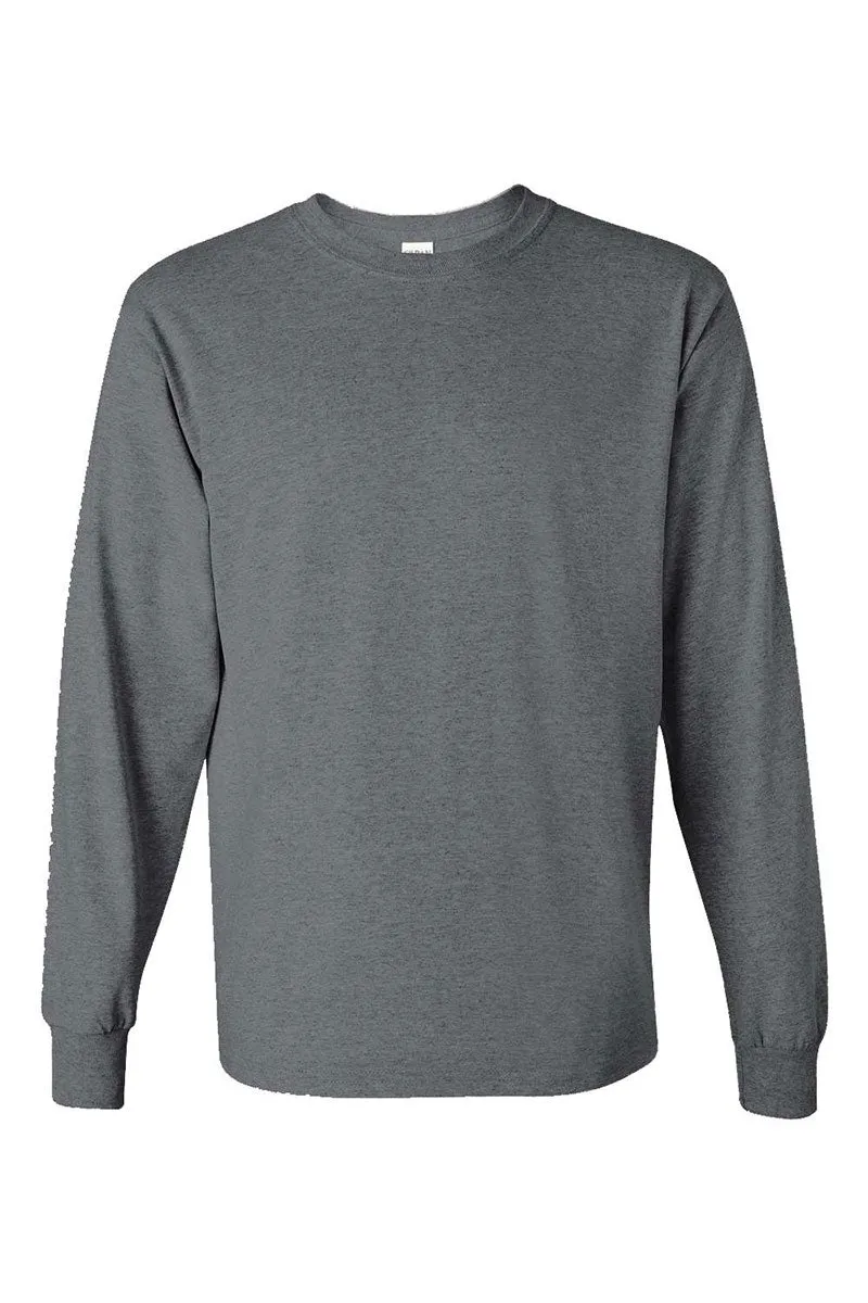 Purple Highland Halloween Heavy Cotton Long Sleeve Adult T-Shirt