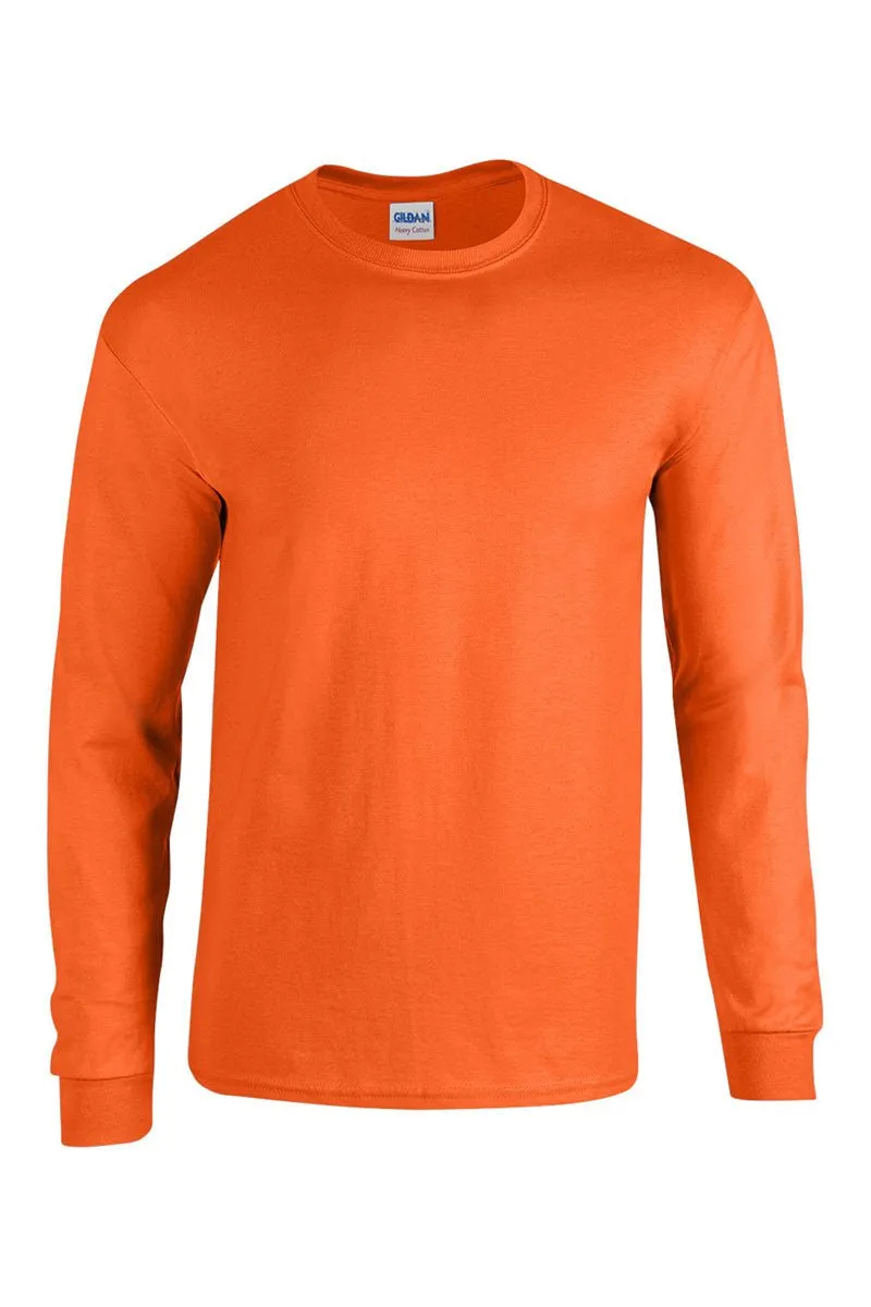 Purple Highland Halloween Heavy Cotton Long Sleeve Adult T-Shirt