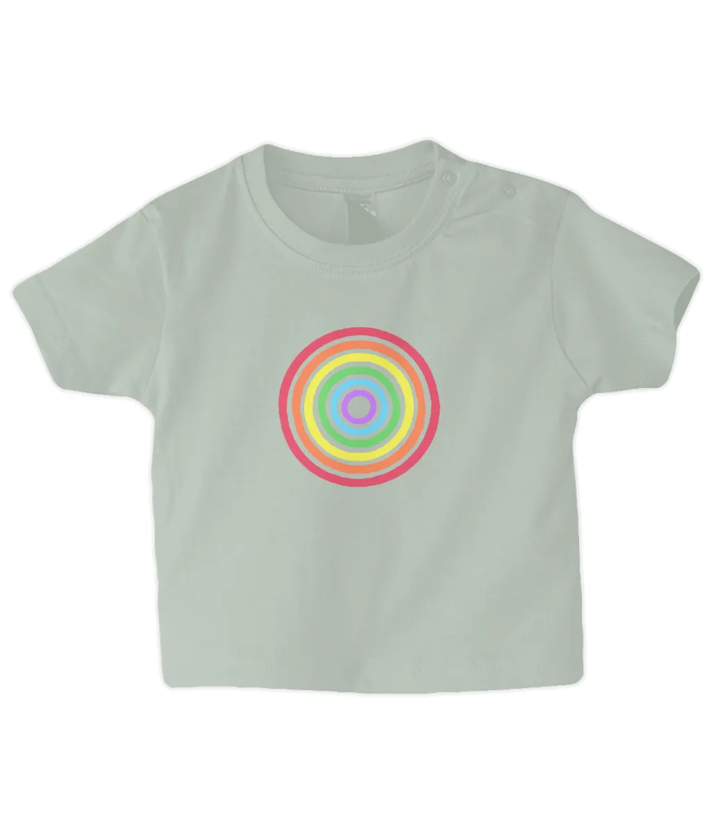 Rainbow Circle Baby T Shirt