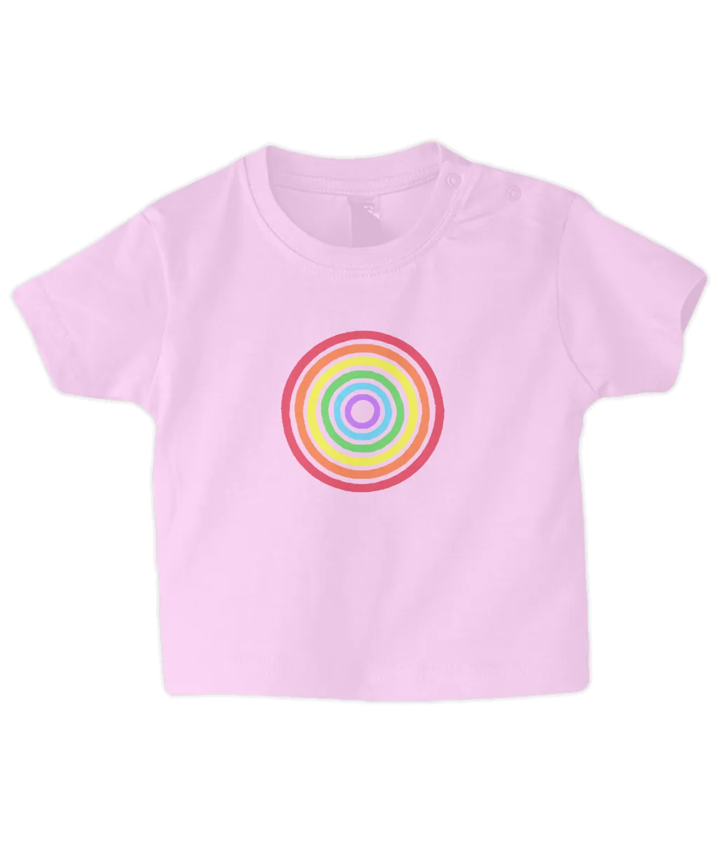 Rainbow Circle Baby T Shirt