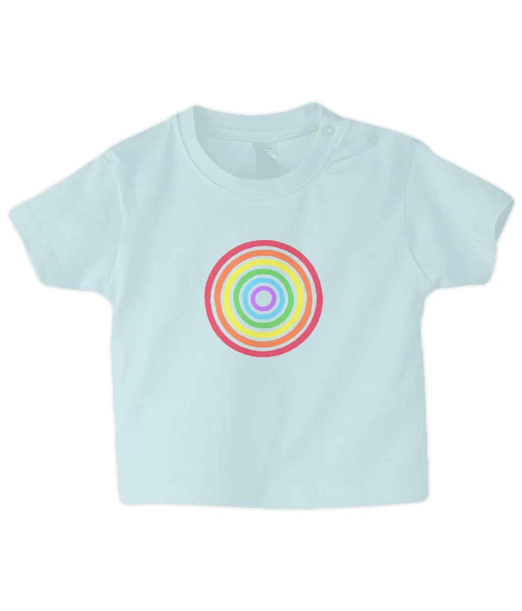 Rainbow Circle Baby T Shirt