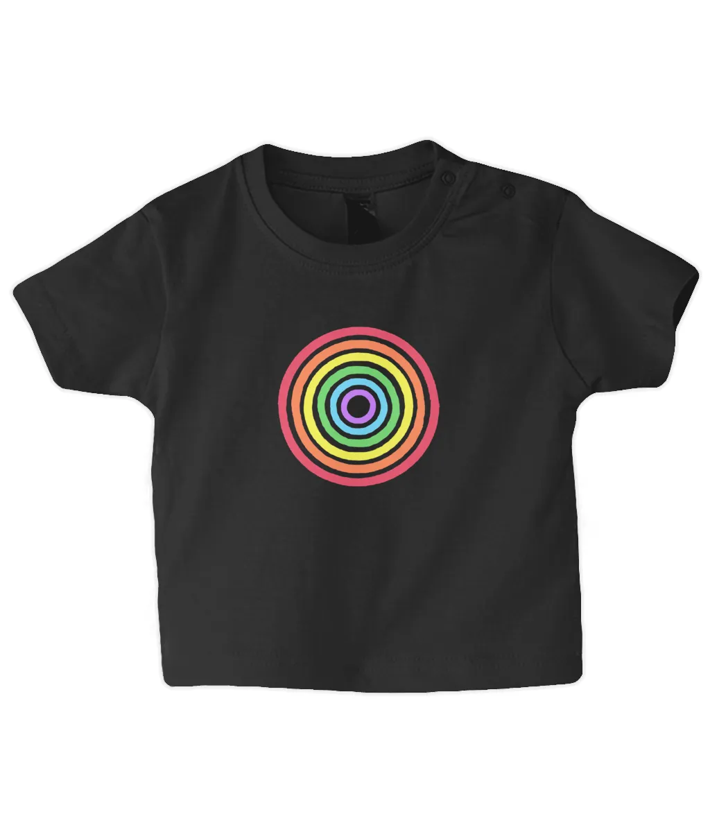 Rainbow Circle Baby T Shirt