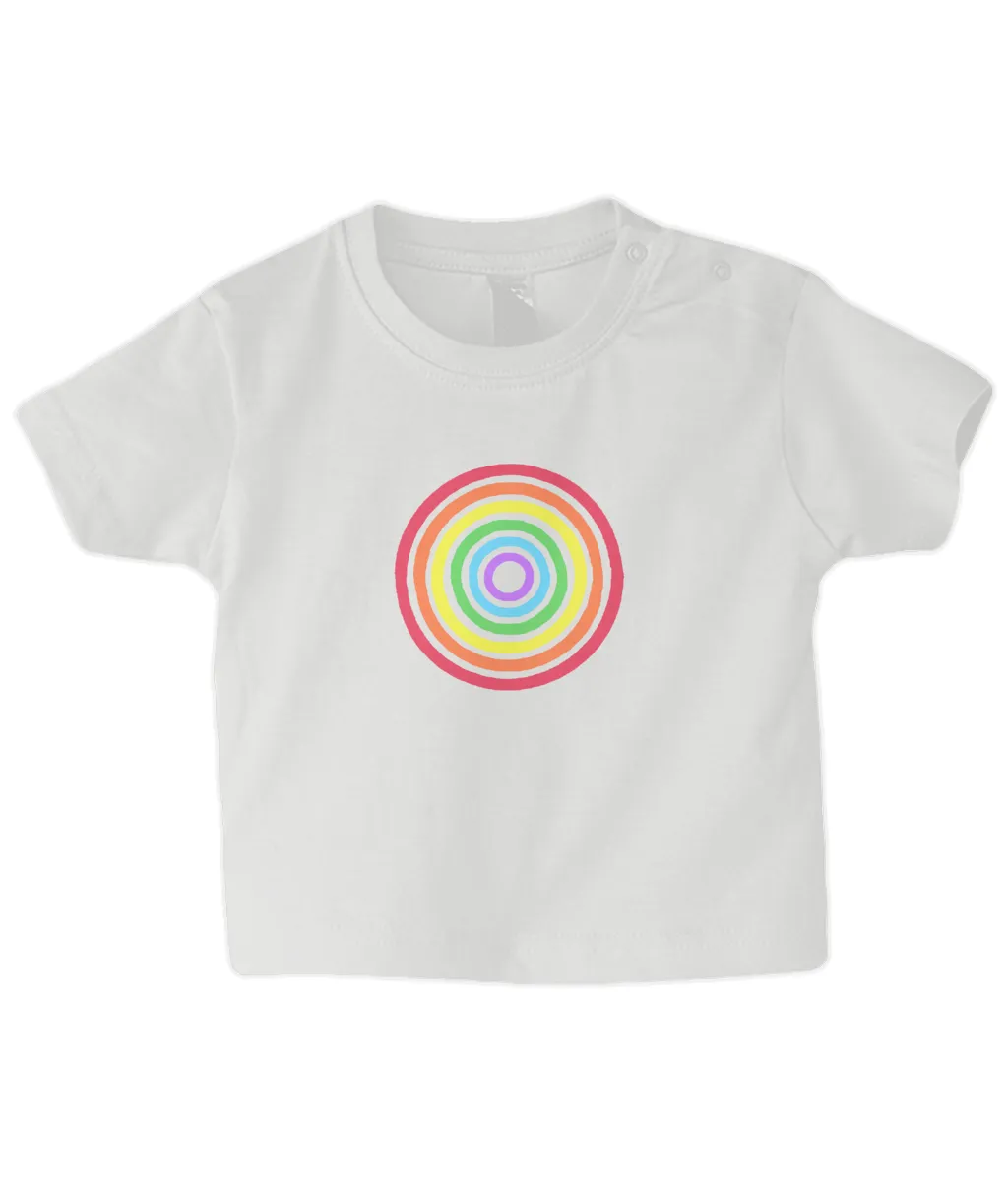 Rainbow Circle Baby T Shirt