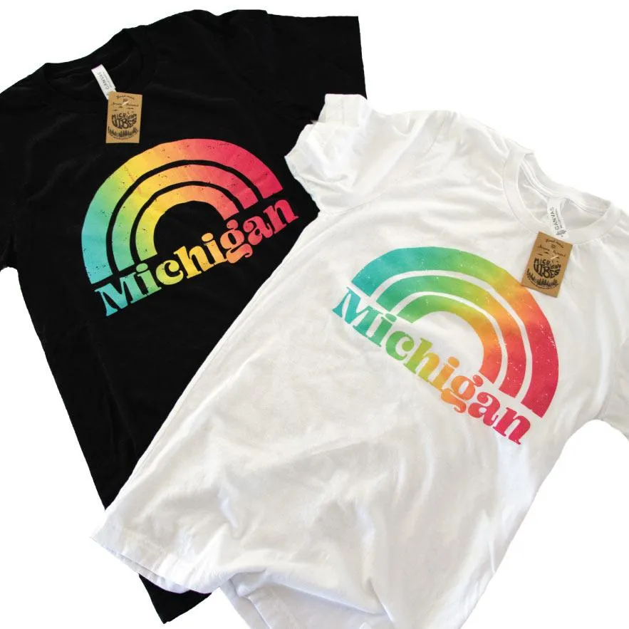 Rainbows over Michigan Tee