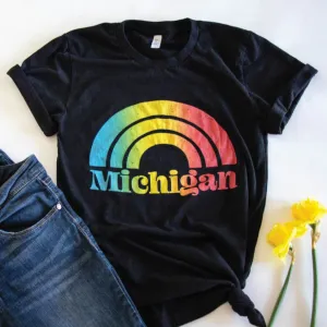 Rainbows over Michigan Tee