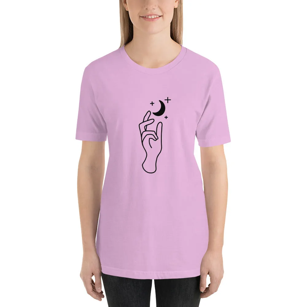 Reach the moon t-shirt by Eugenia