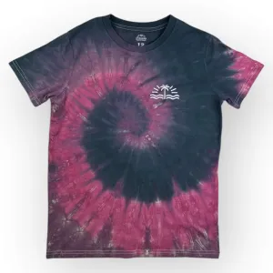 Red & Black Tie Dye Tee Age 12