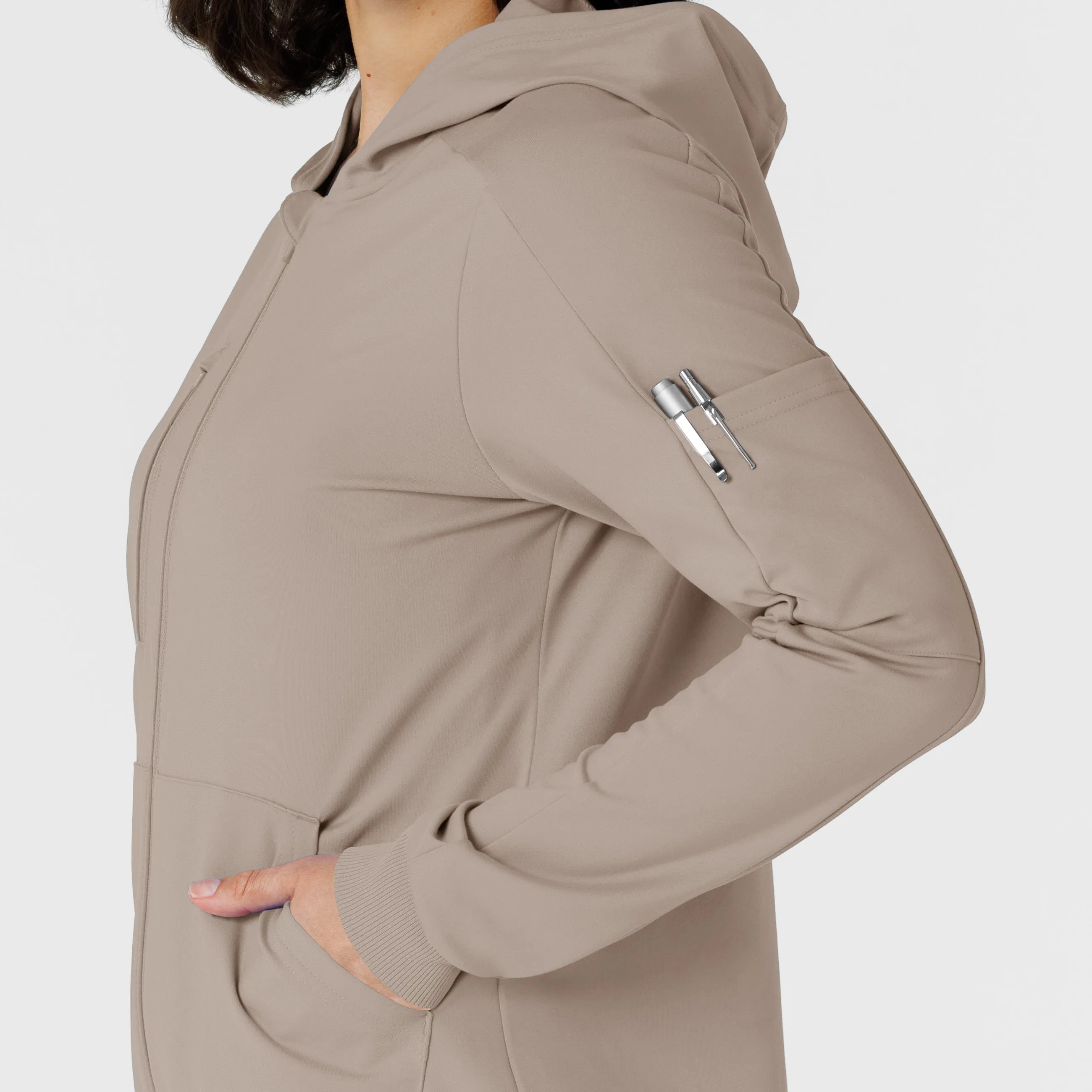 RENEW 8159 Knit Women’s Zip Hoodie Haze