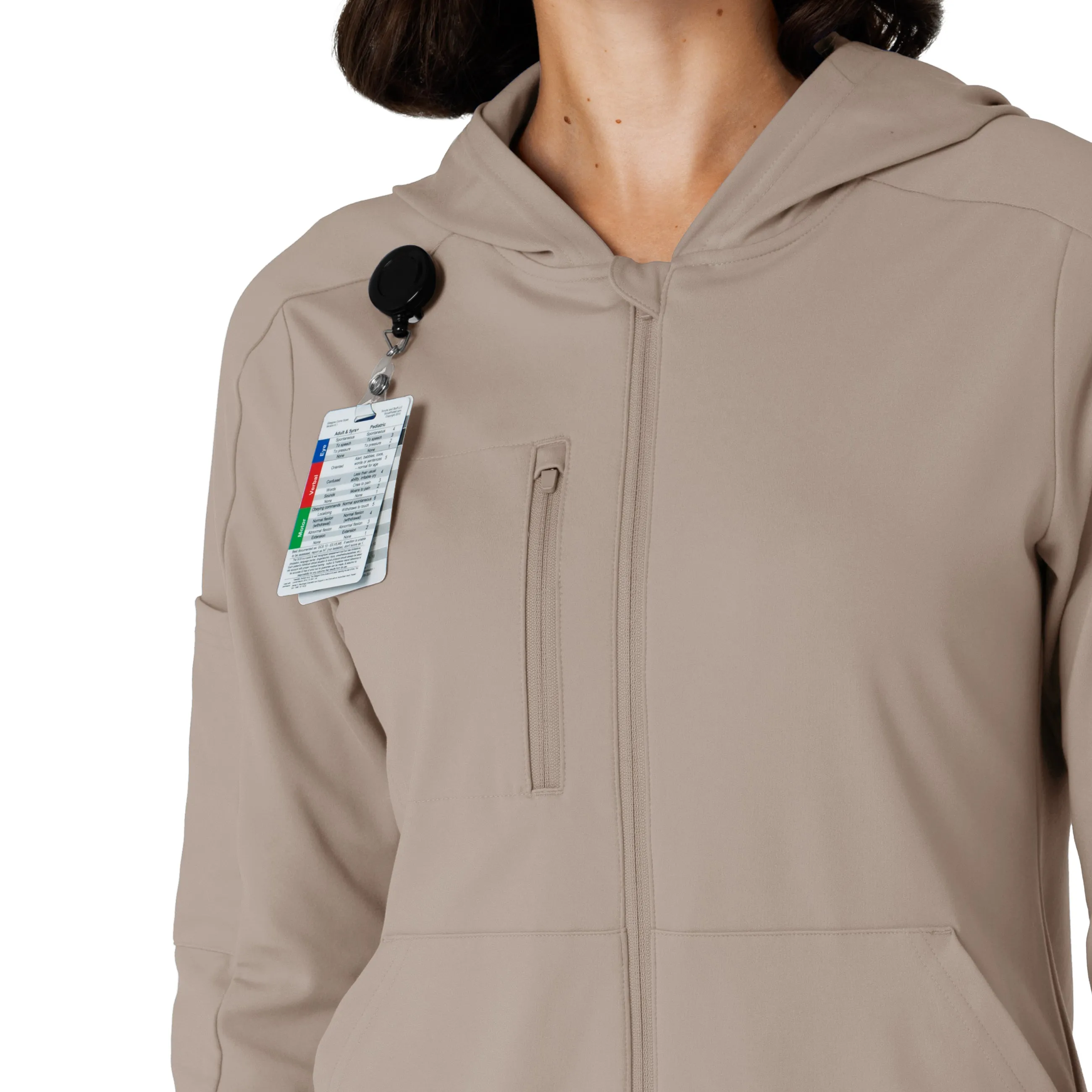 RENEW 8159 Knit Women’s Zip Hoodie Haze