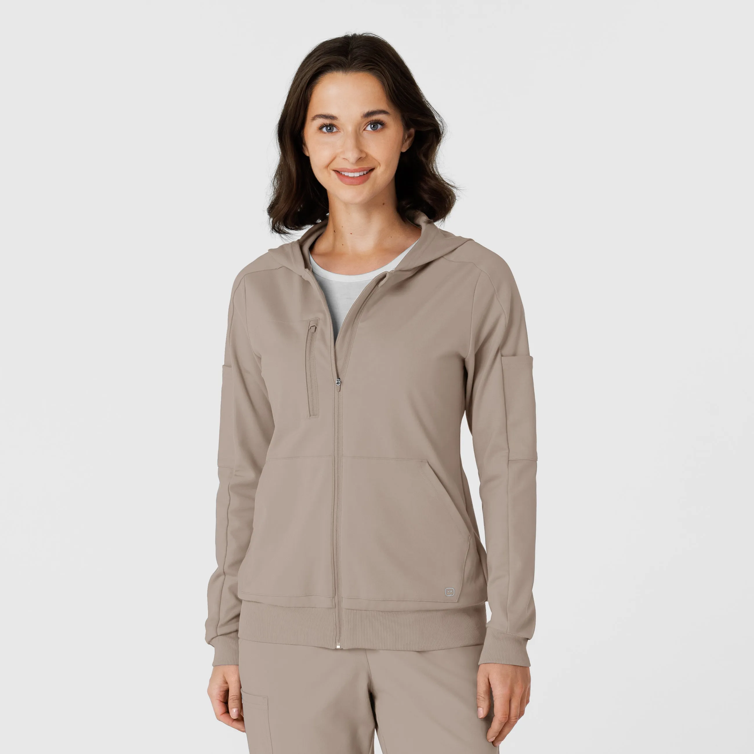 RENEW 8159 Knit Women’s Zip Hoodie Haze