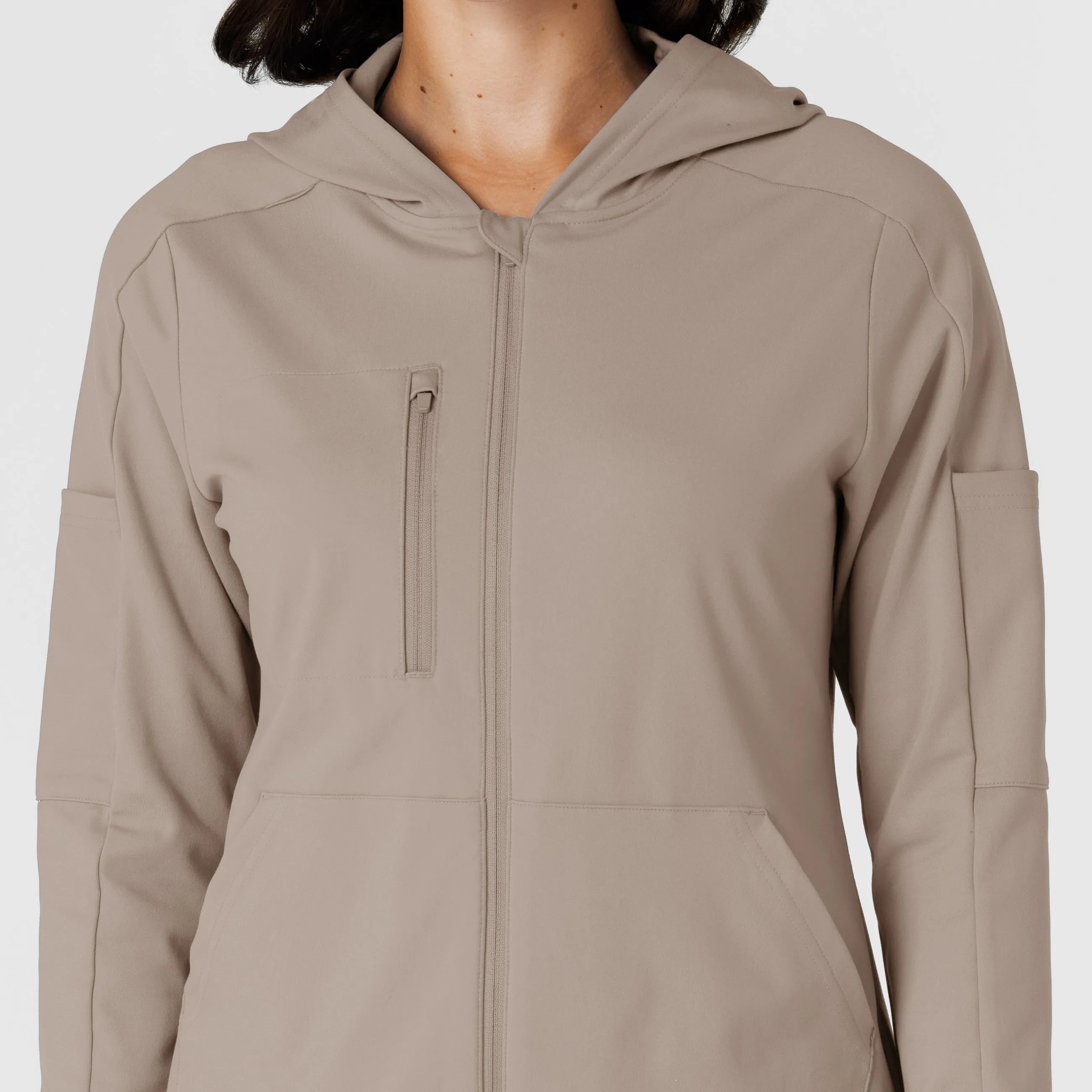 RENEW 8159 Knit Women’s Zip Hoodie Haze