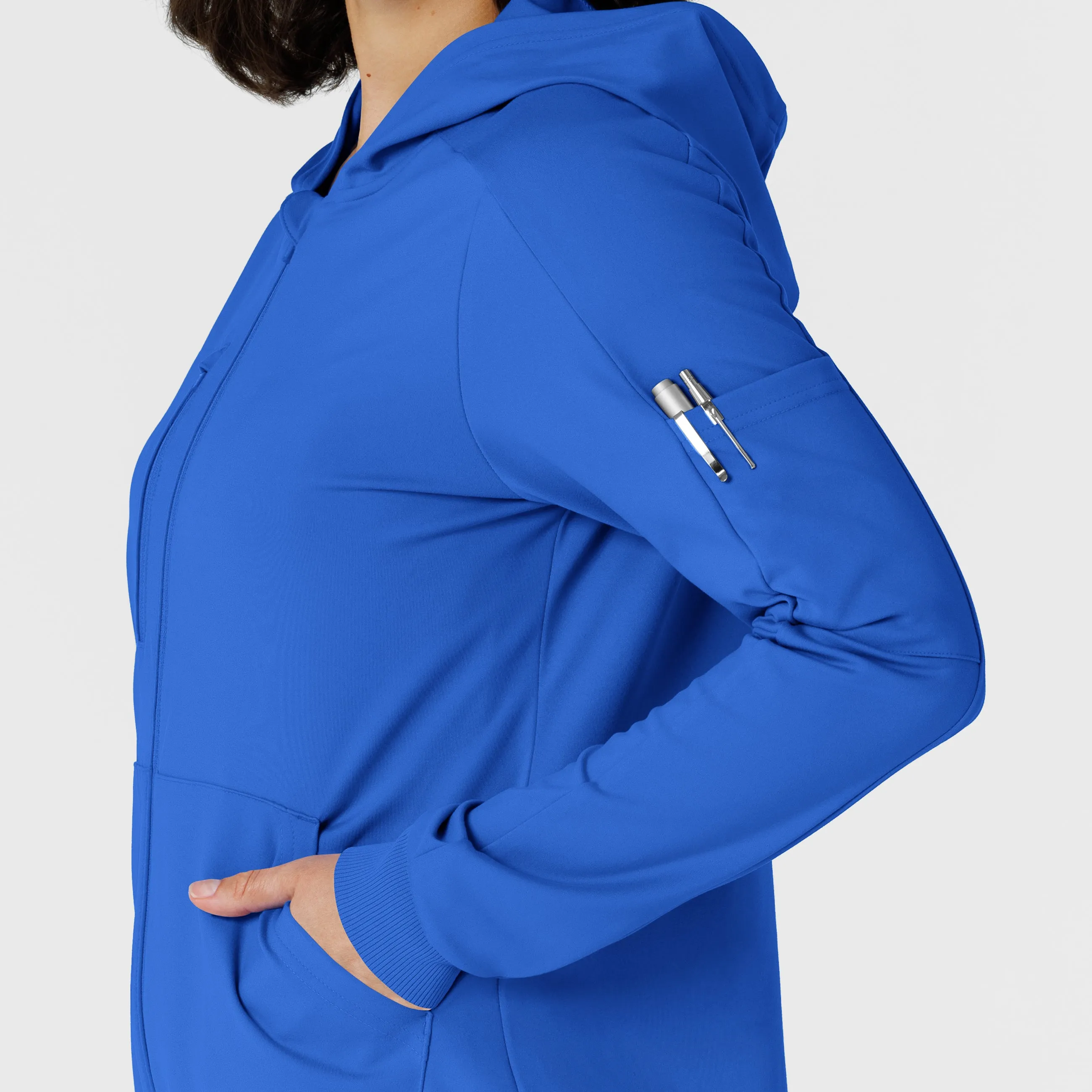 RENEW 8159 Knit Women’s Zip Hoodie Royal
