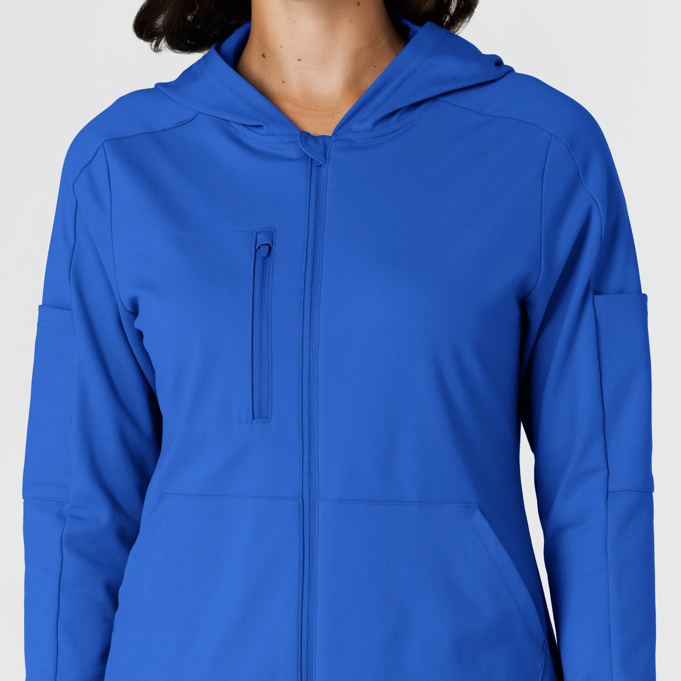RENEW 8159 Knit Women’s Zip Hoodie Royal