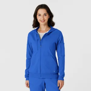 RENEW 8159 Knit Women’s Zip Hoodie Royal