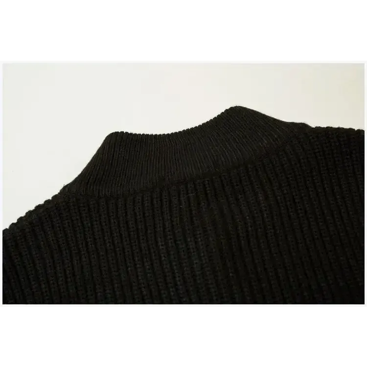 Retro Loose Fit Knitted Jacket from Y2K Streetwear Collection