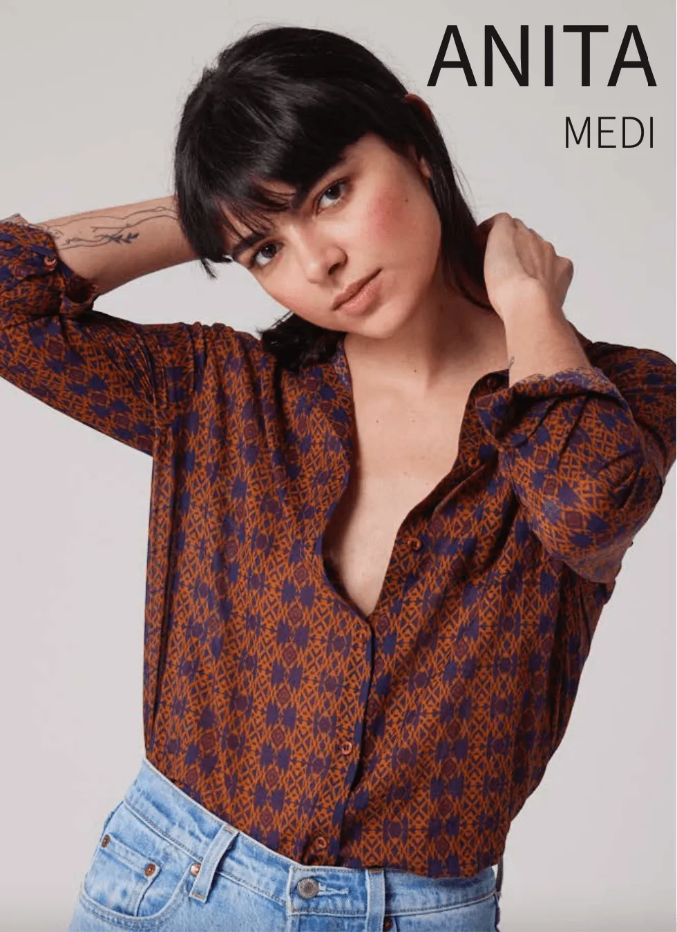 Sacrecoeur Womens Anita Medi Shirt - Multi