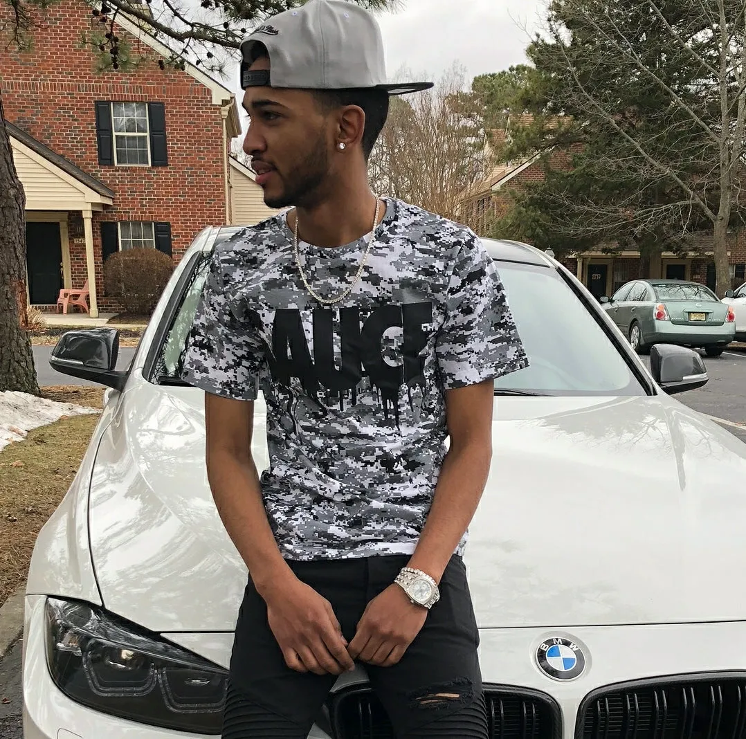Sauce | Digital White Camo Tee