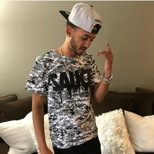 Sauce | Digital White Camo Tee