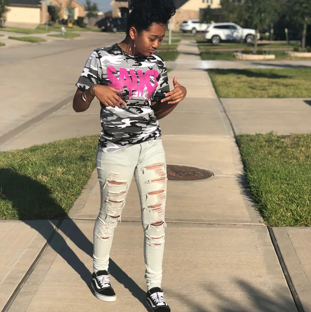 Sauce | White Camo Tee