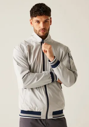 Shorebay Short Jacket - Silver Grey Linear Stripe