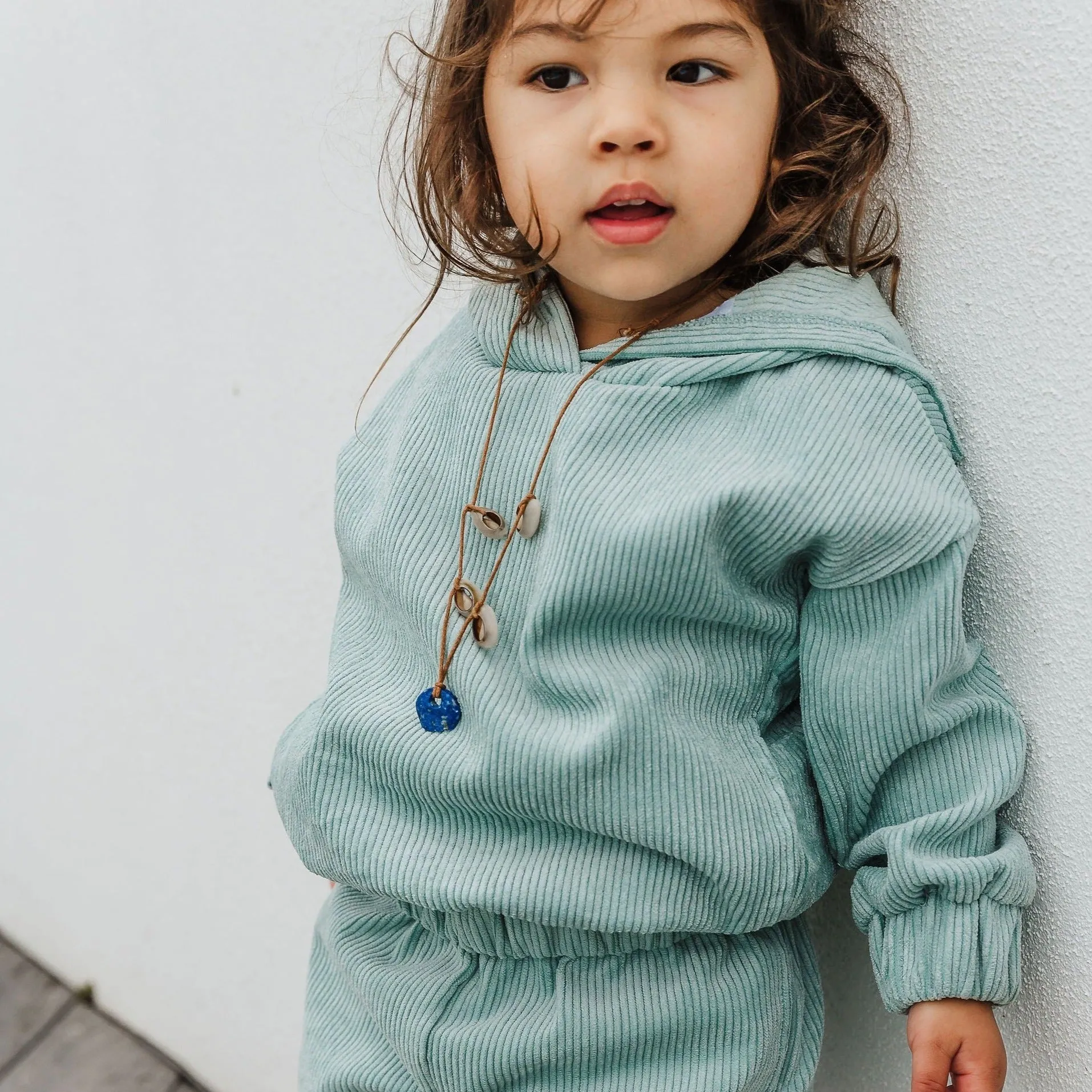 Shoreline corduroy hoodie set
