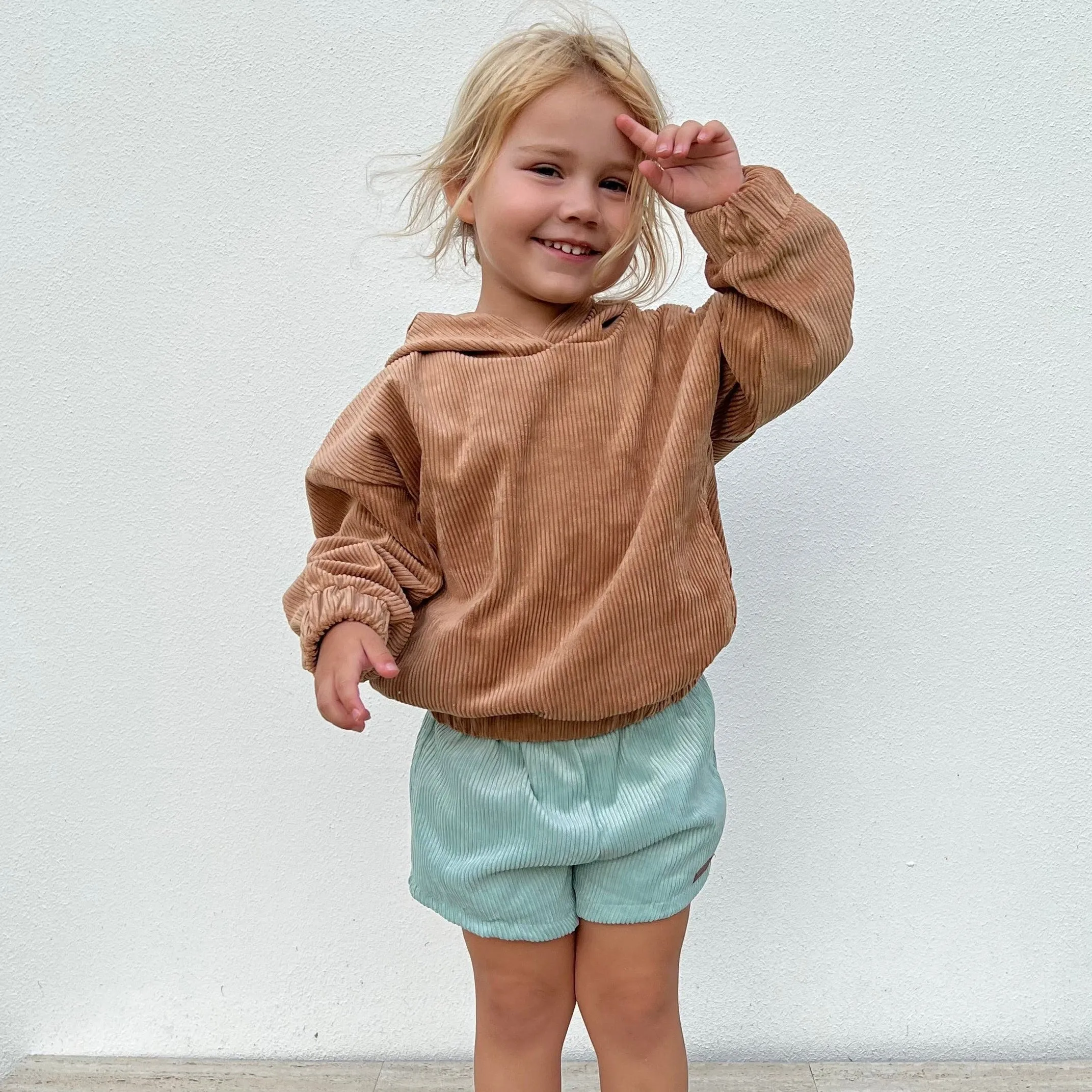 Shoreline corduroy hoodie set